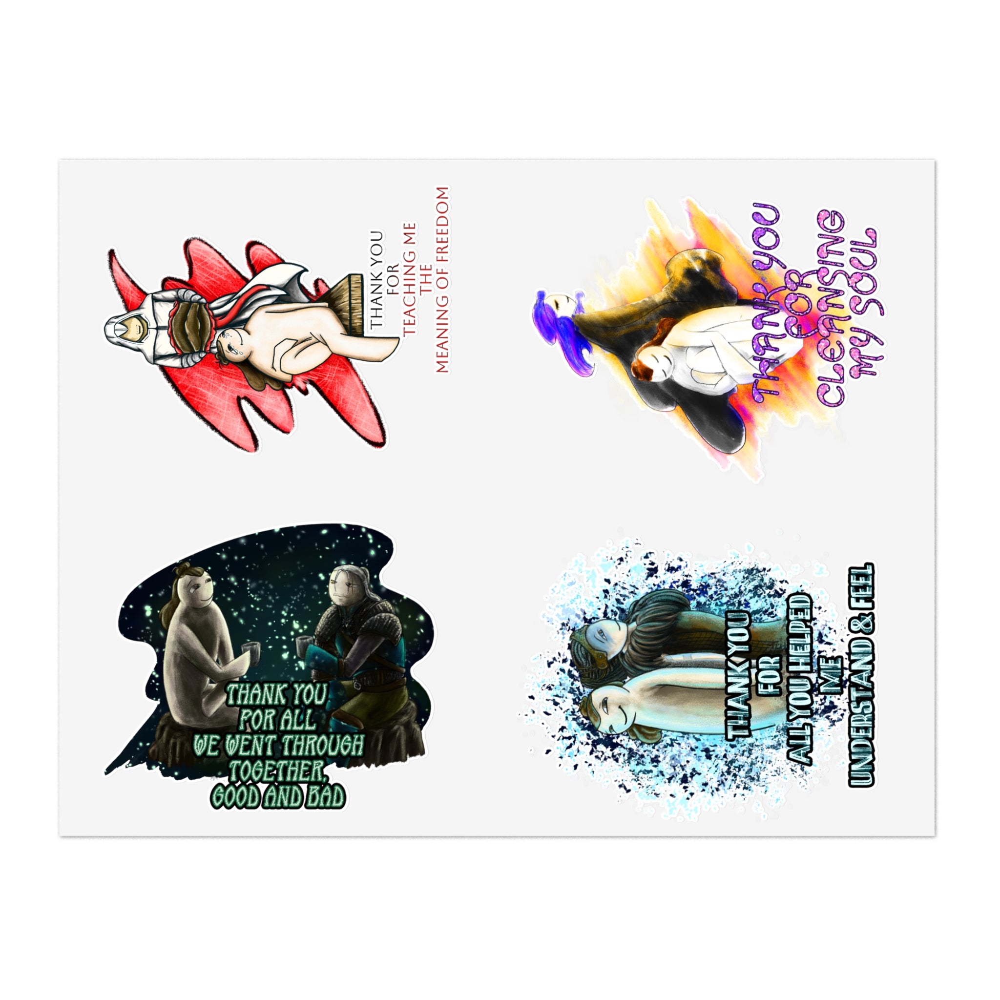 Video Games Meaningful Impact Series Sticker Sheets