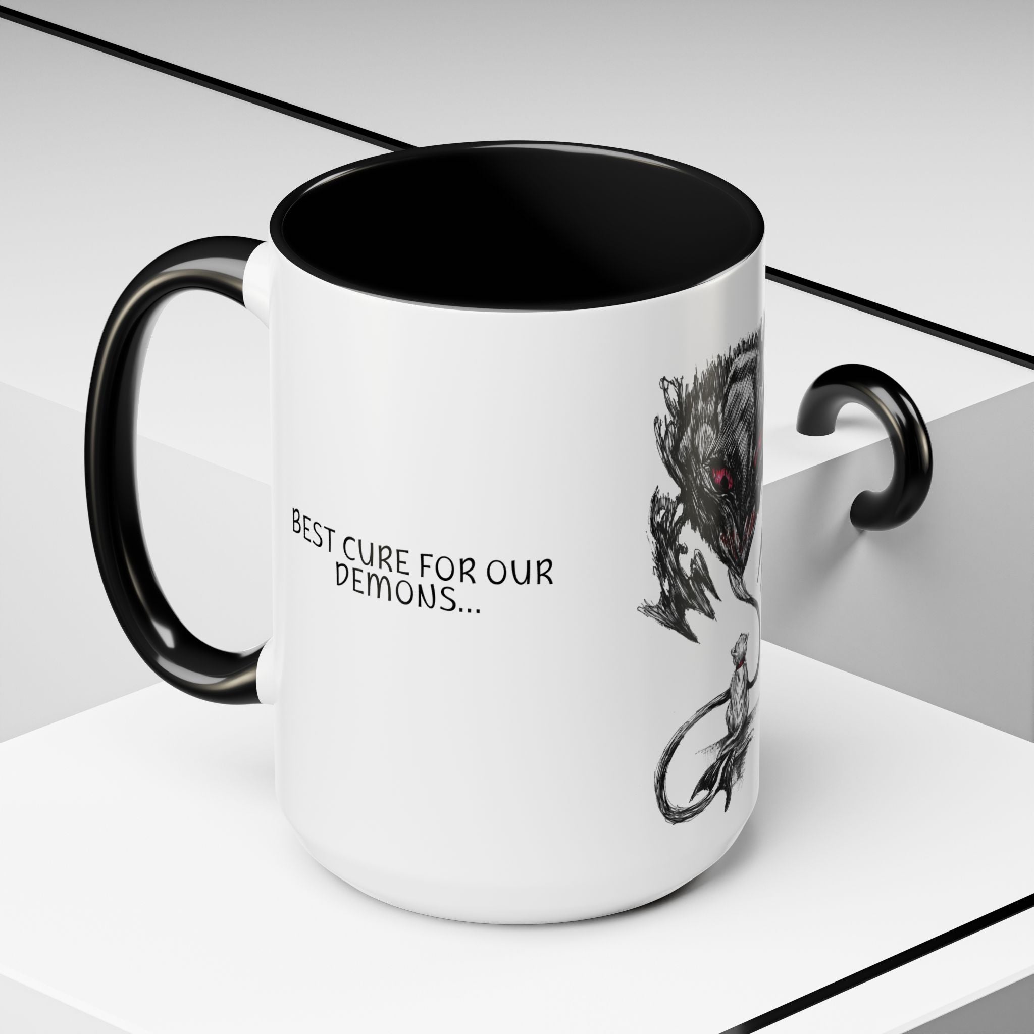 Demon Cure, Dark Fantasy Series Ceramic Mug (11, 15oz)