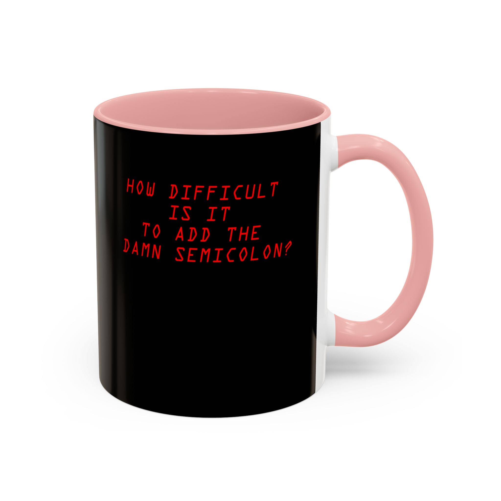 Semicolon Error, Compiler Stories Series Ceramic Mug 11oz