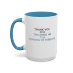 Freedom Light Blue, Video Games Meaningful Impact Series Ceramic Mug (11, 15oz)