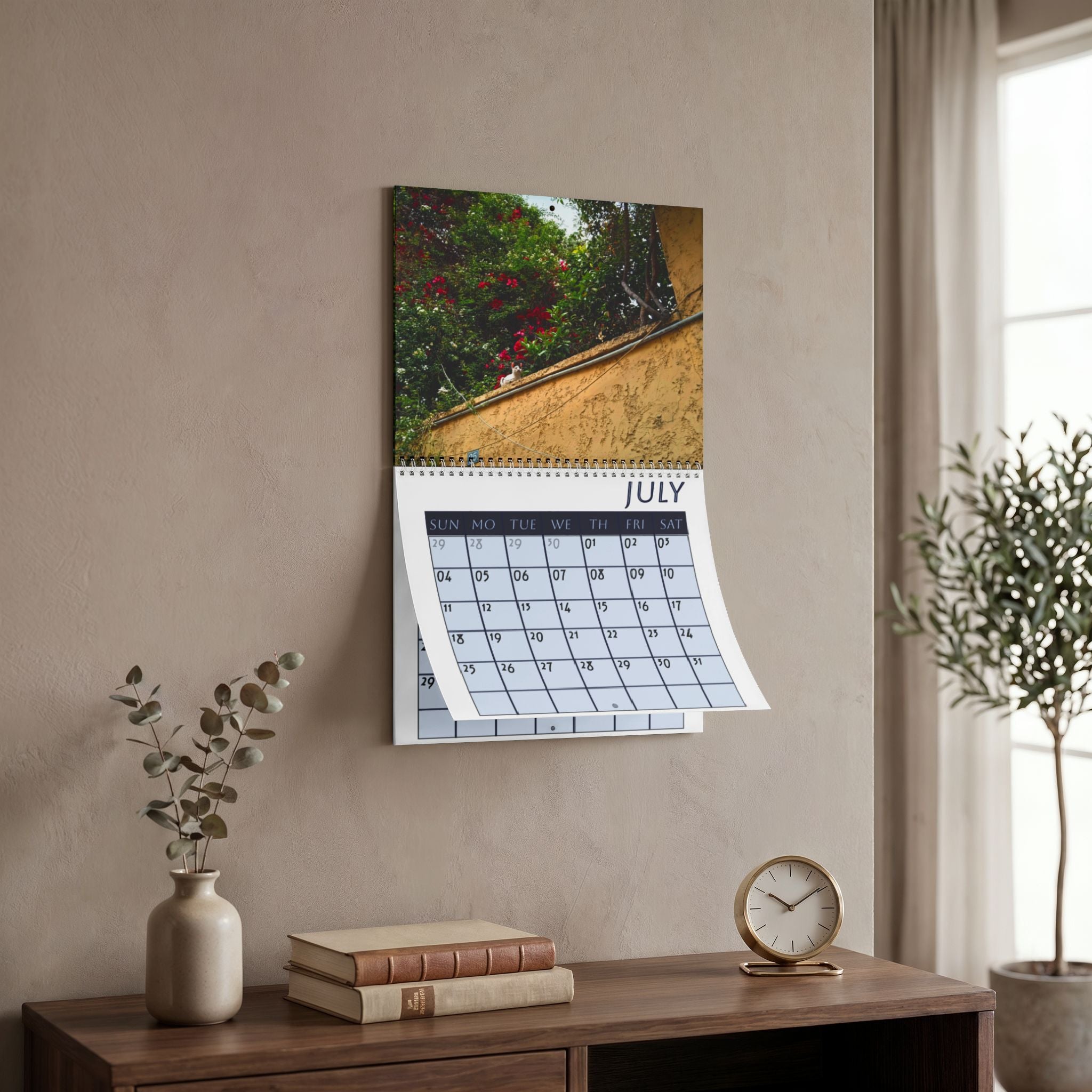 Heraklion City, Cities Series, Colored Grid, Desk Calendar (2027)