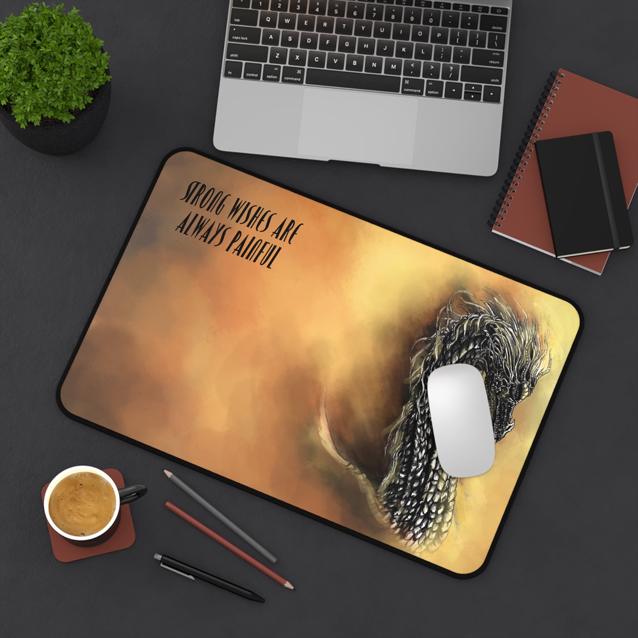 Strong Wishes, Fantasy Creatures Series Desk Pad