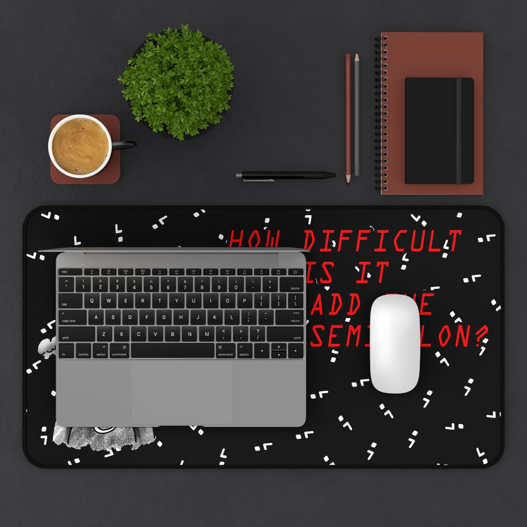 Semicolon Error, Compiler Stories Series Desk Pad