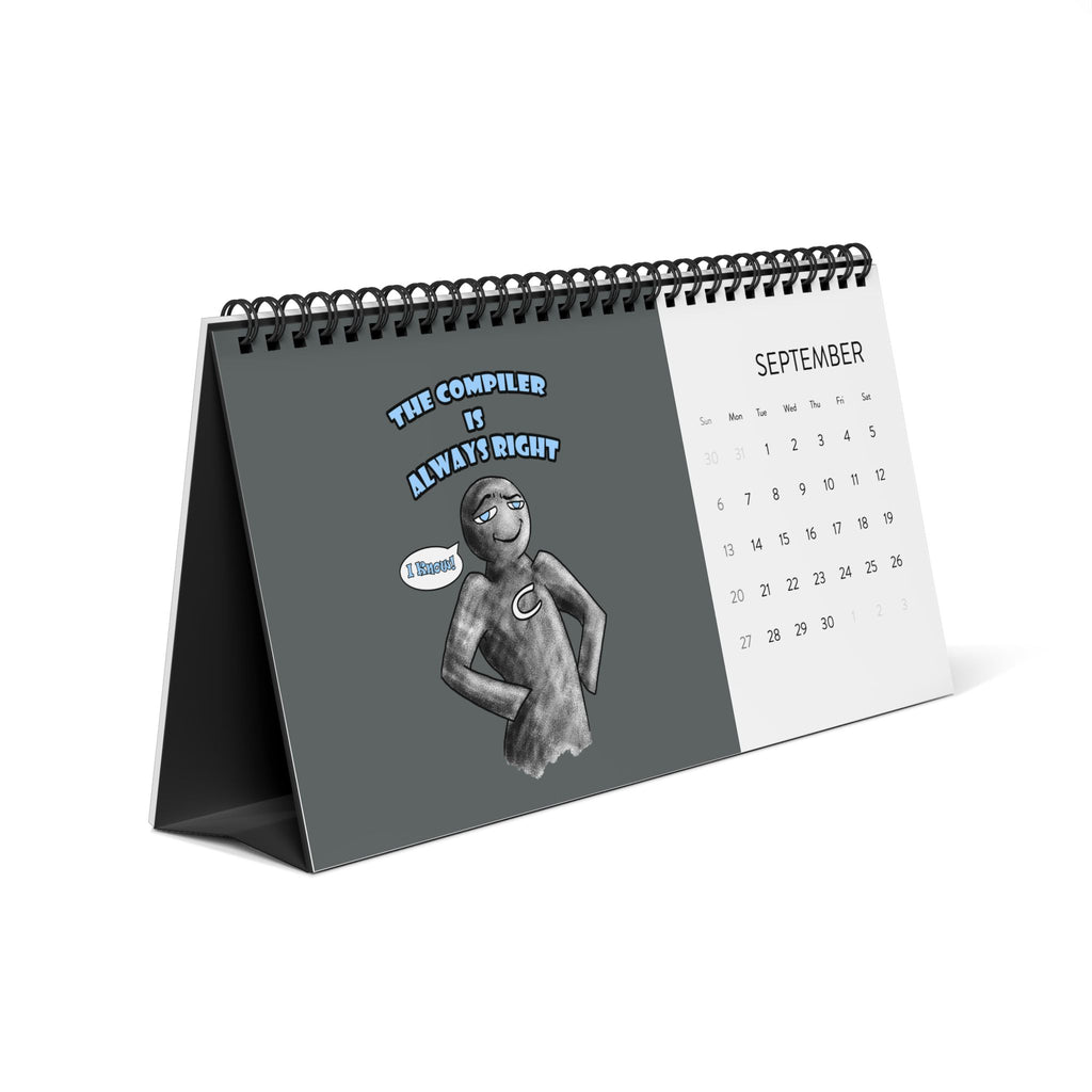 Compiler Stories, Desktop Calendar (2026 grid)
