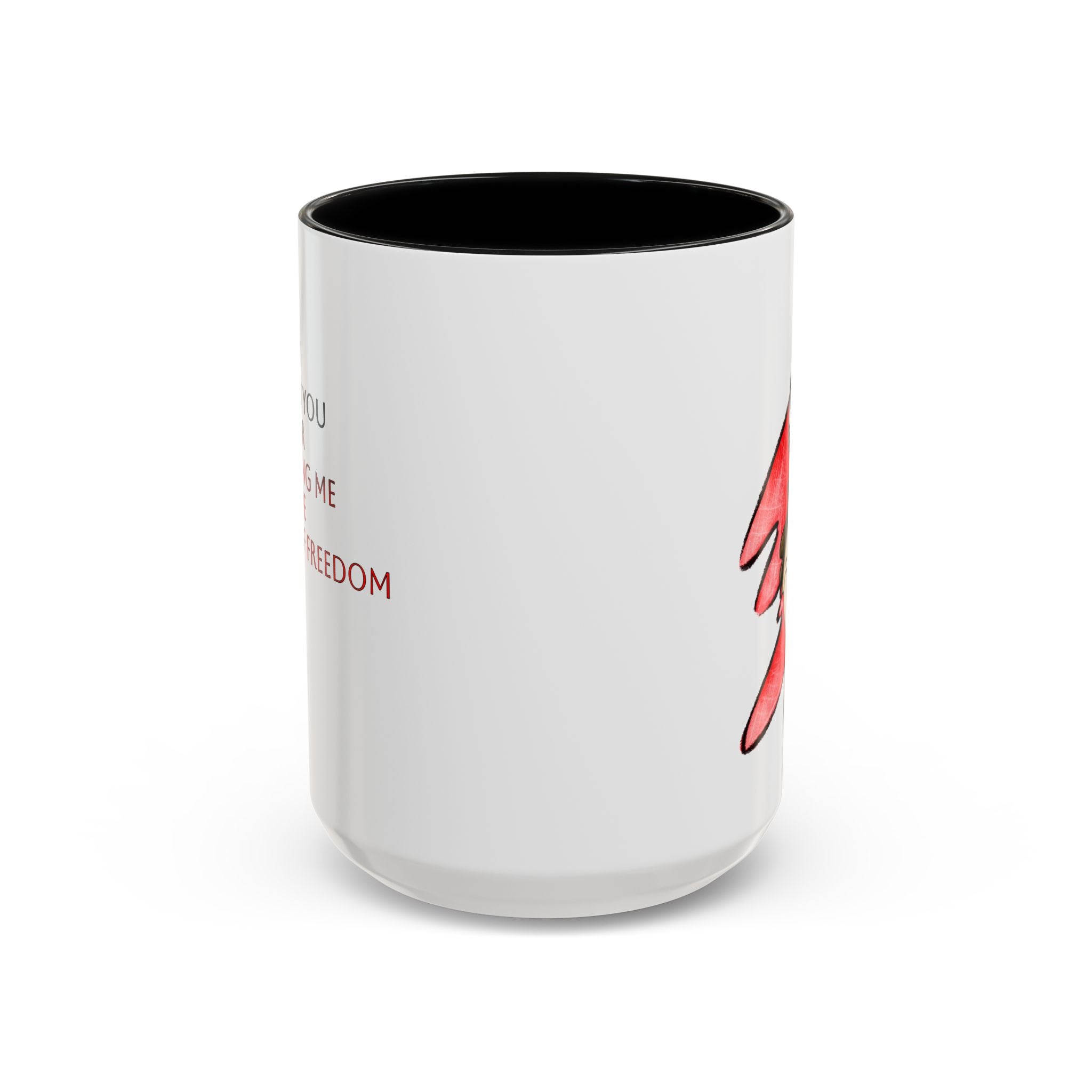 Freedom Red, Video Games Meaningful Impact Series Ceramic Mug (11, 15oz)