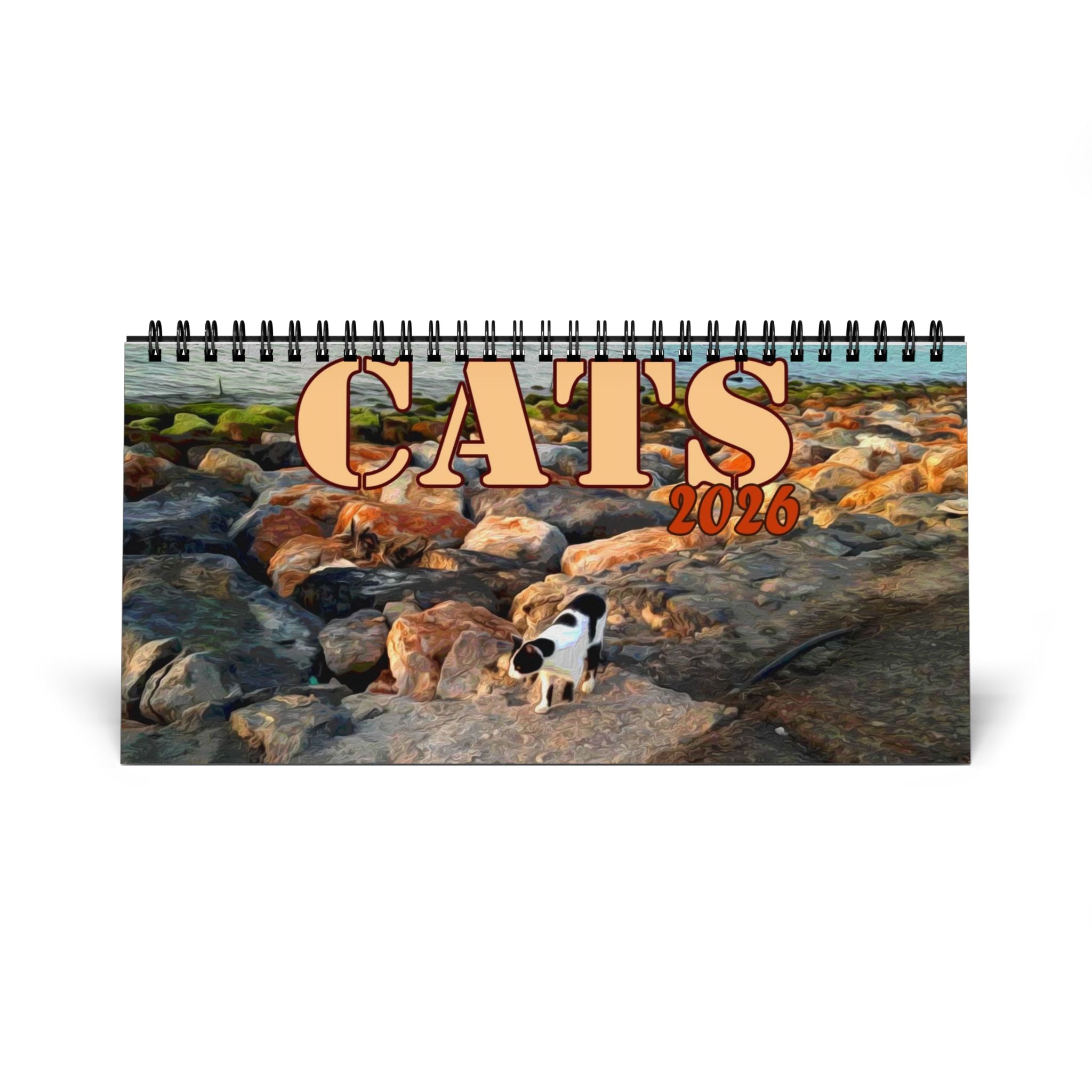 Street Cats, Desktop Calendar (2026 grid)