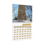 Warsaw Blue, Cities Series, Colored Grid, Wall Calendar (2027)