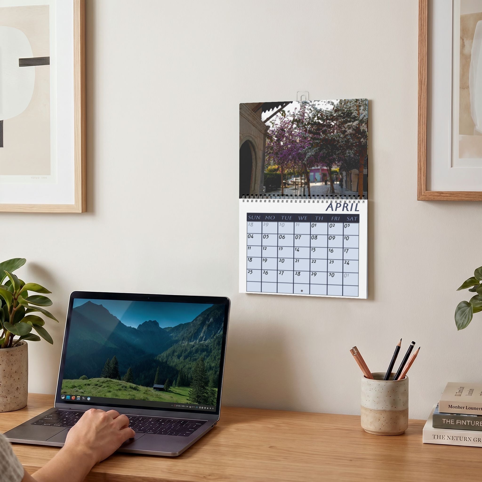 Heraklion City, Cities Series, Colored Grid, Desk Calendar (2027)