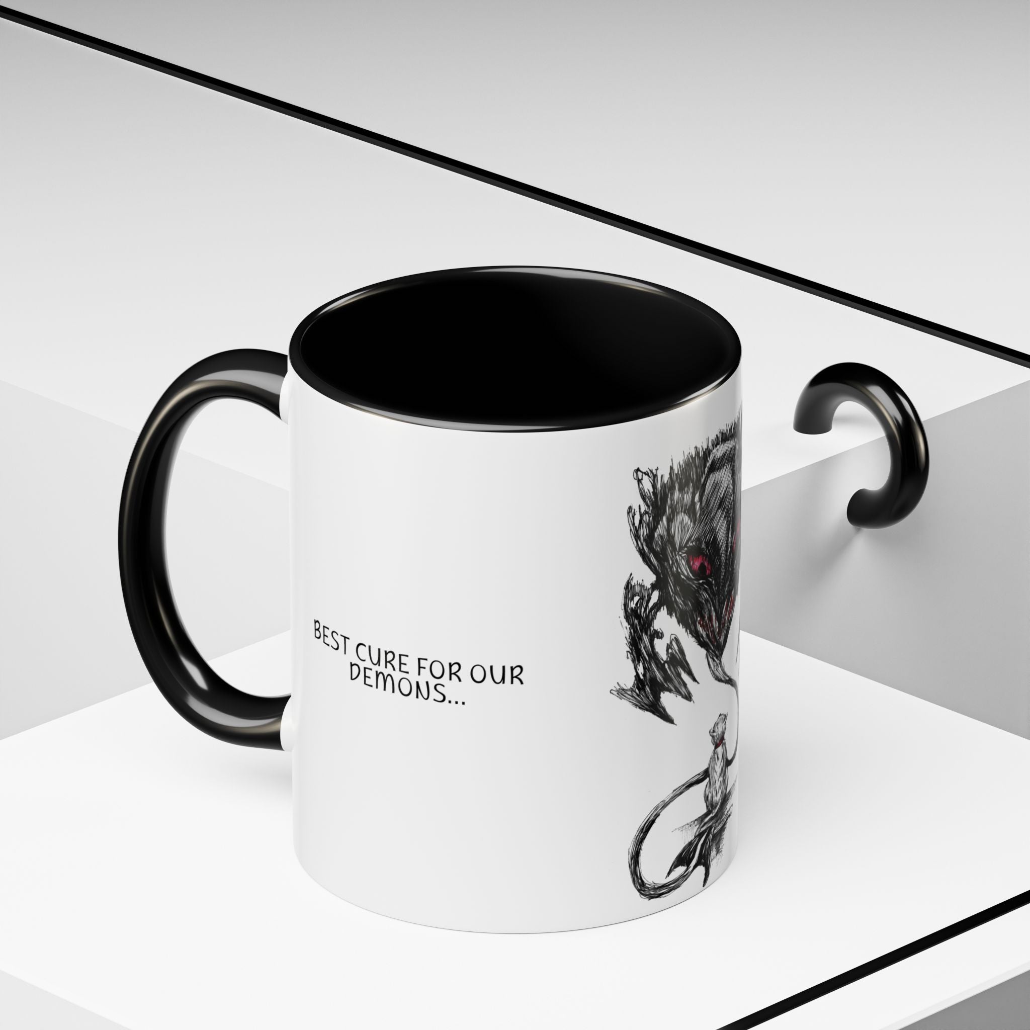 Demon Cure, Dark Fantasy Series Ceramic Mug (11, 15oz)