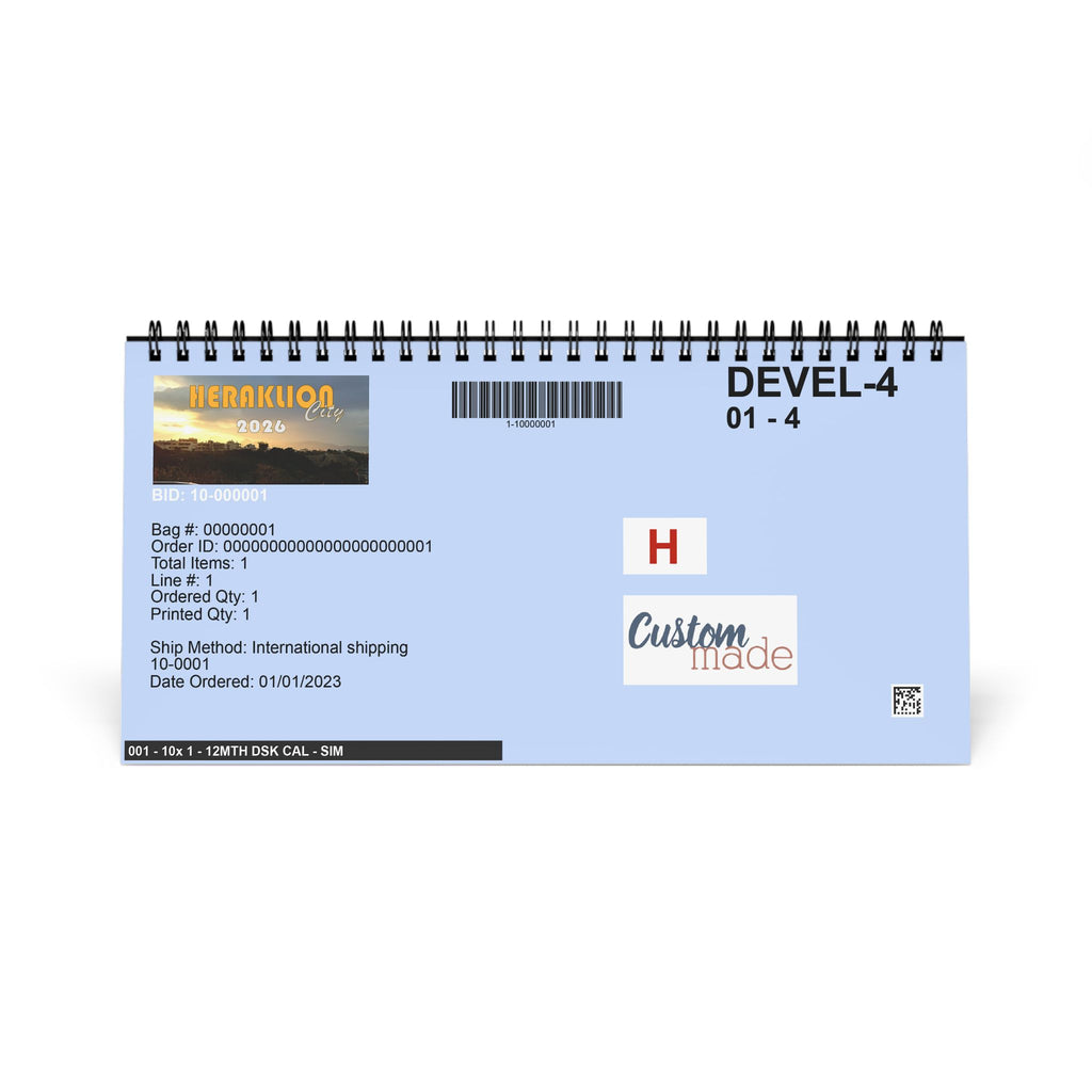 Heraklion City, Cities Series, Desk Calendar (2026)