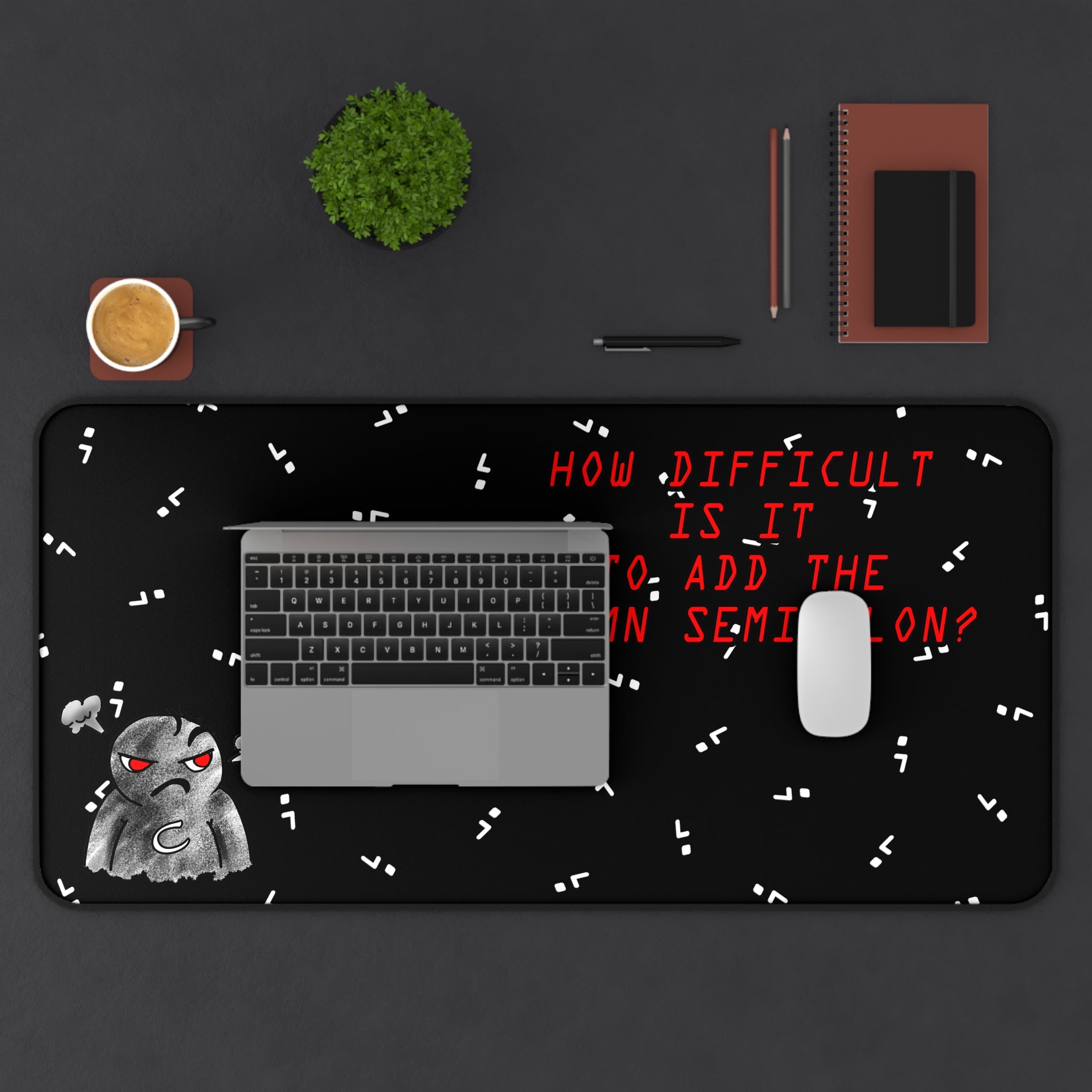 Semicolon Error, Compiler Stories Series Desk Pad