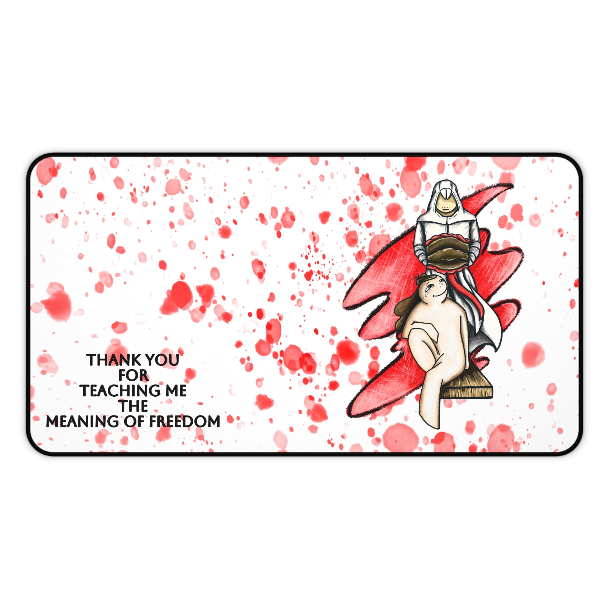 Freedom(Red) , Video Games Meaningful Impact Series Desk Pad