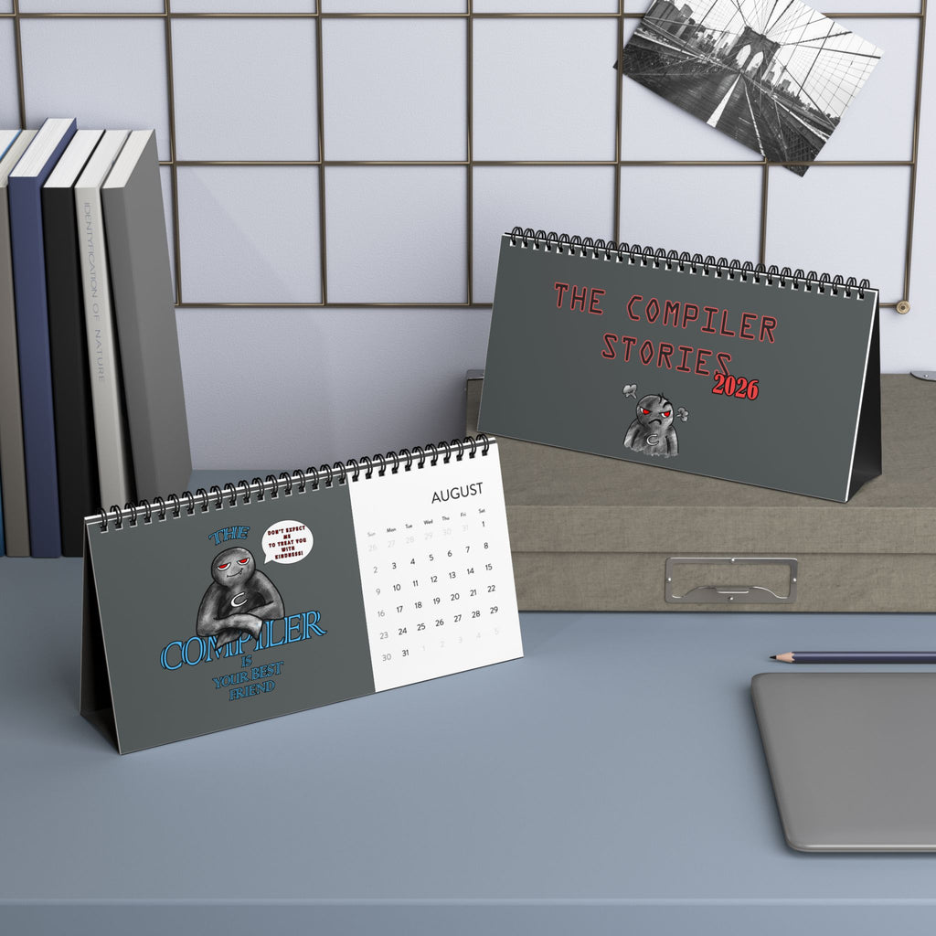 Compiler Stories, Desktop Calendar (2026 grid)
