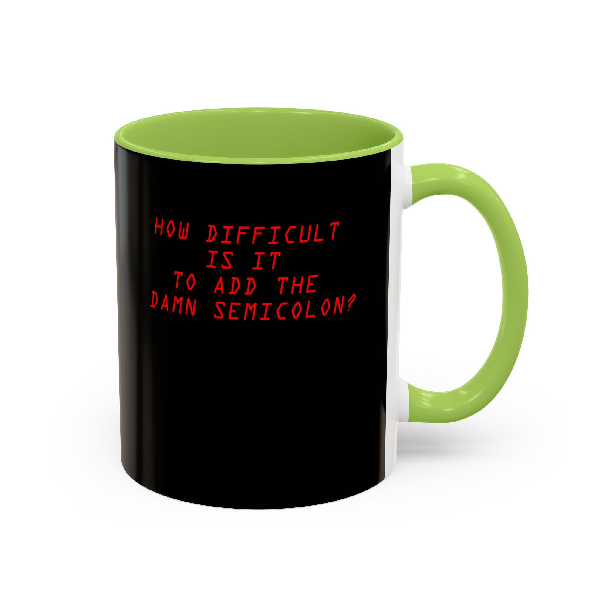 Semicolon Error, Compiler Stories Series Ceramic Mug 11oz