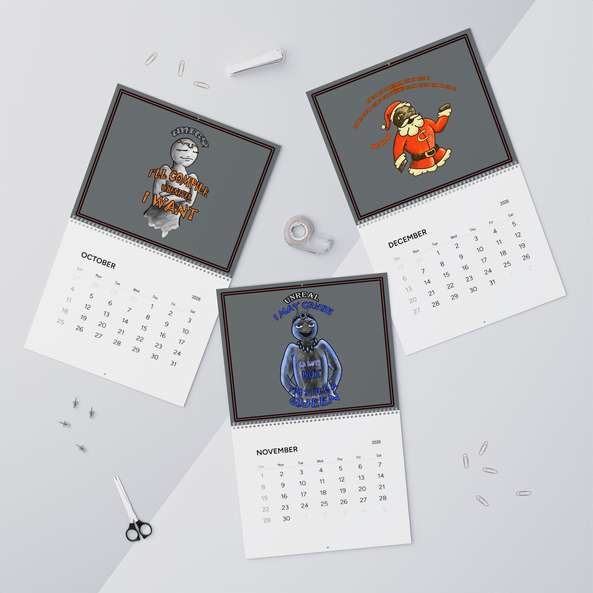 Compiler Stories Series, Wall Calendars (2026)