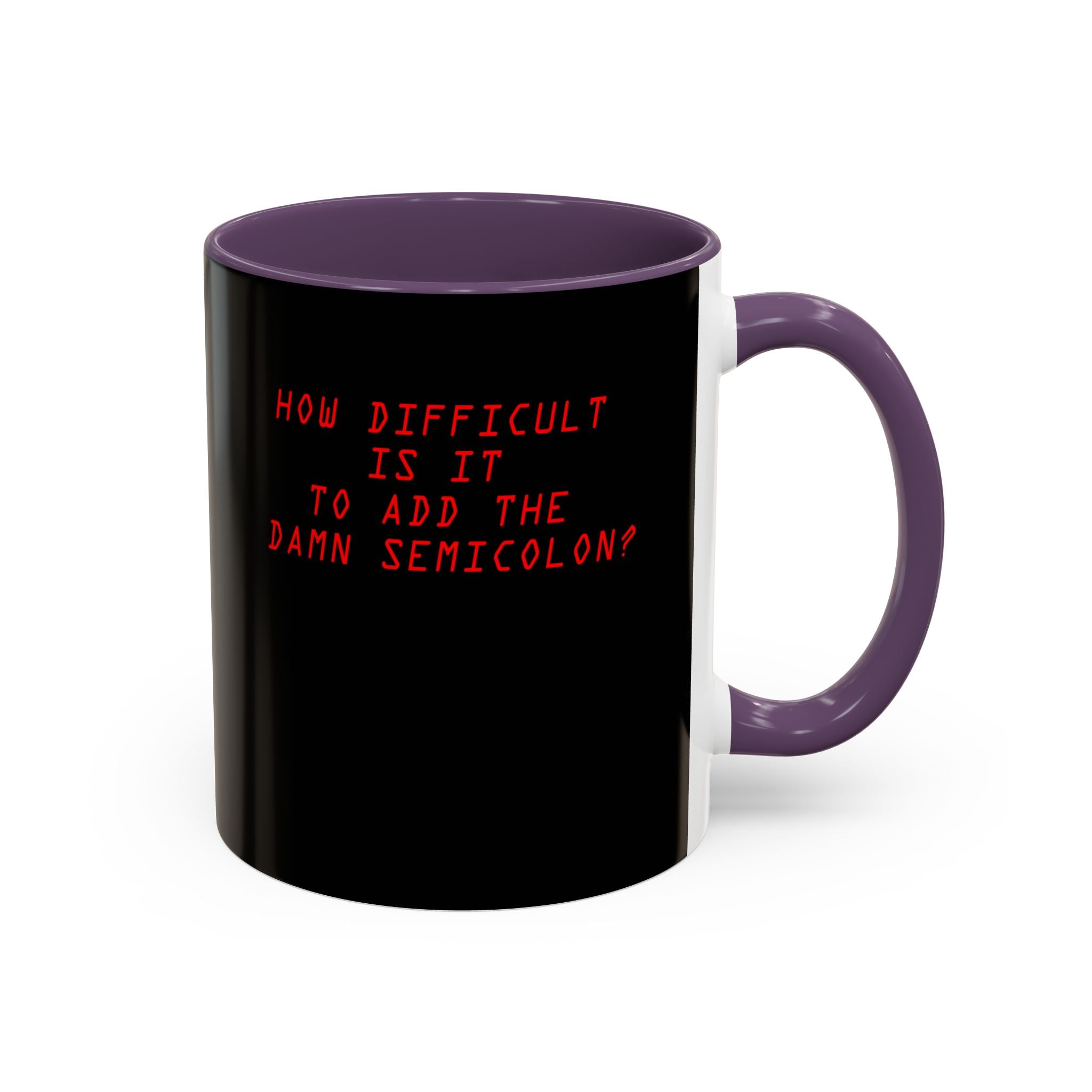 Semicolon Error, Compiler Stories Series Ceramic Mug 11oz
