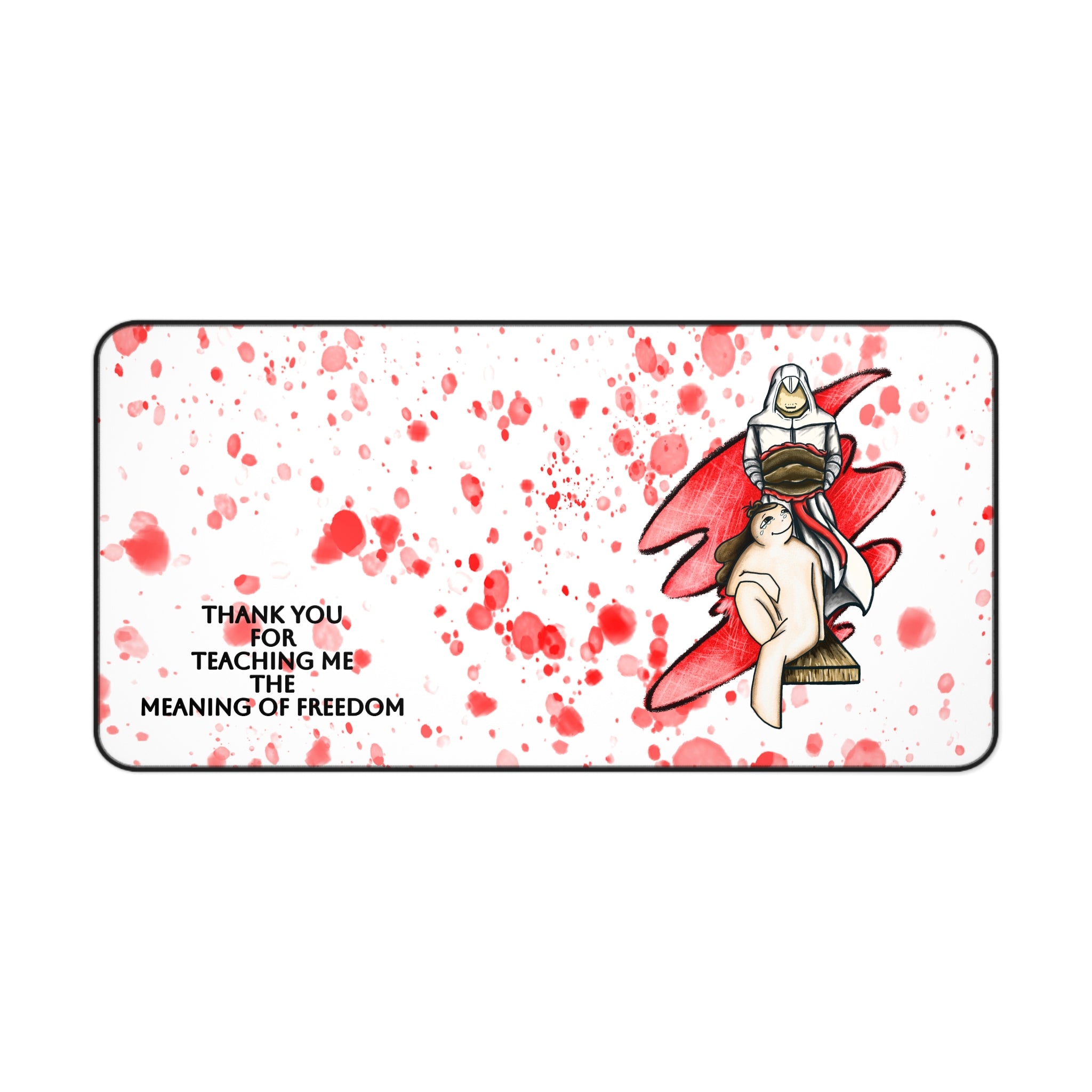 Freedom(Red) , Video Games Meaningful Impact Series Desk Pad