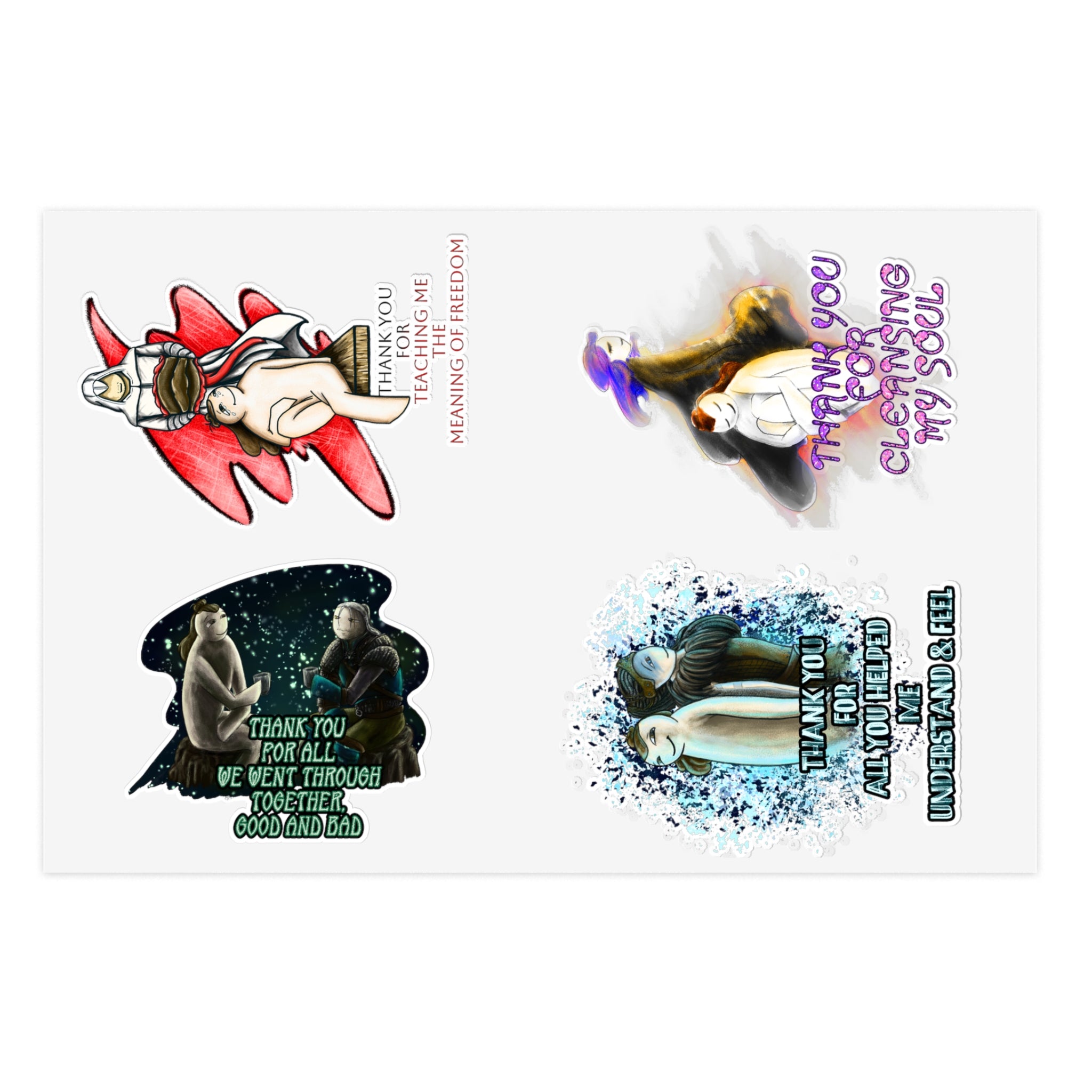 Video Games Meaningful Impact Series Sticker Sheets