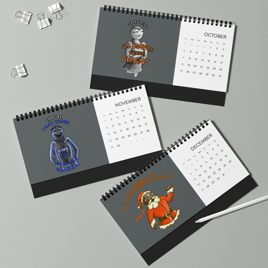 Compiler Stories, Desktop Calendar (2026 grid)