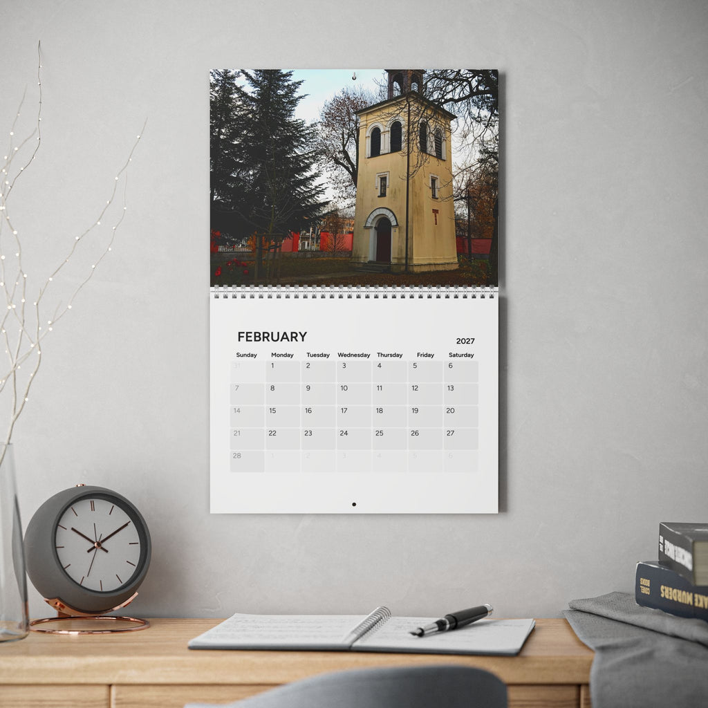 Warsaw Blue, Cities Series, Wall Calendar (2027)