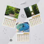 Warsaw Blue, Cities Series, Colored Grid, Wall Calendar (2027)
