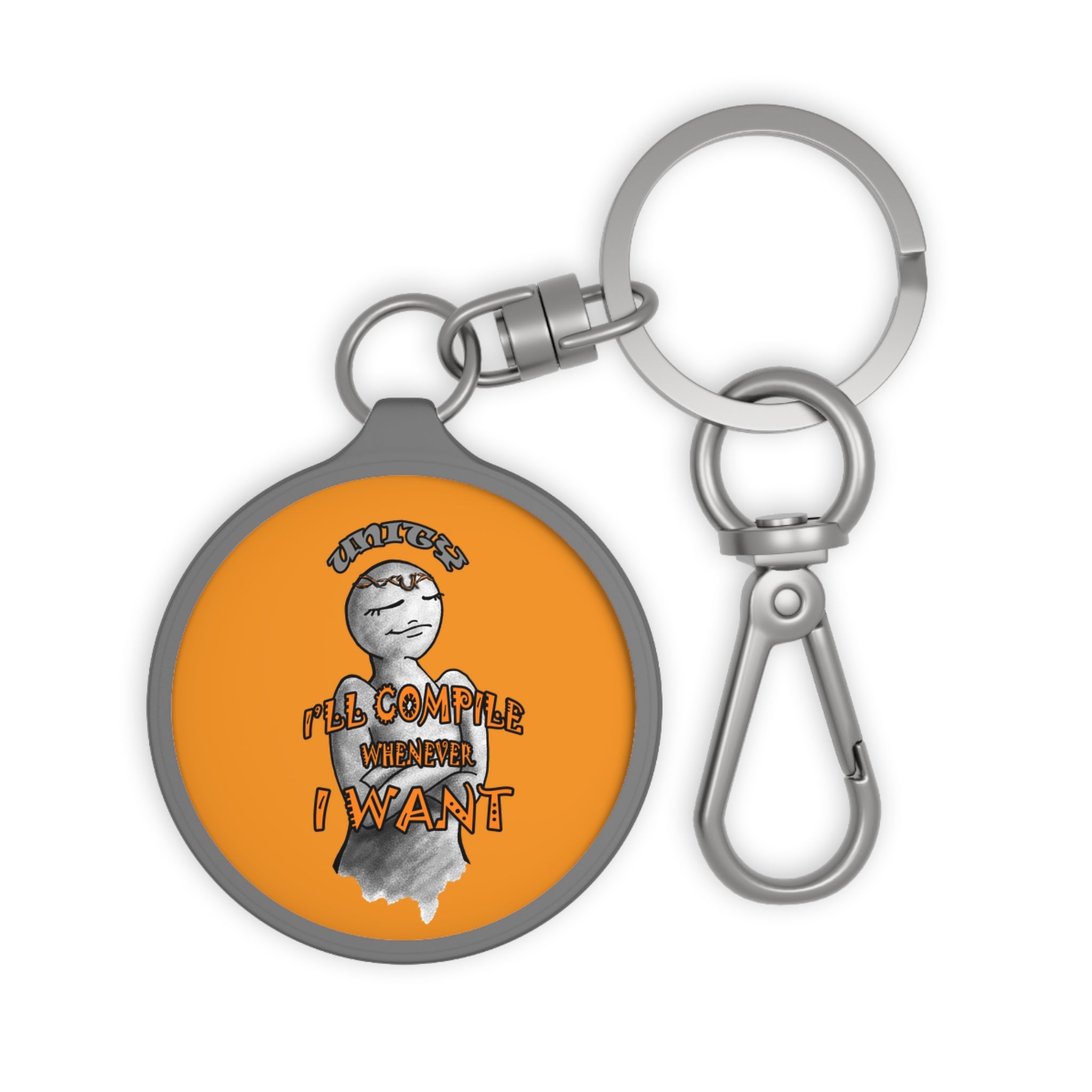 Compiling Issues, Orange Game Engines Stories Series Keyring Tag