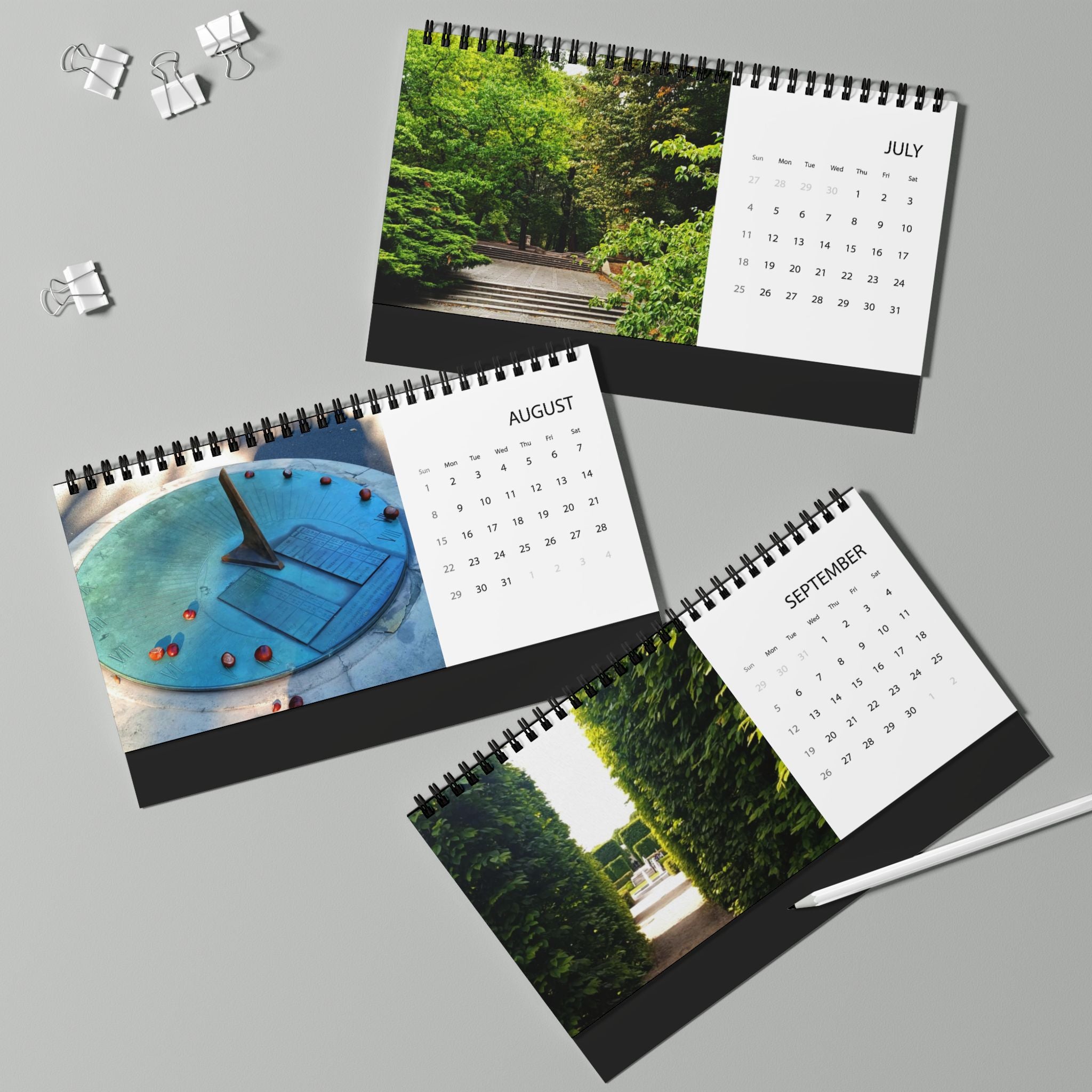 Warsaw Blue, Cities Series, Desk Calendar (2027)