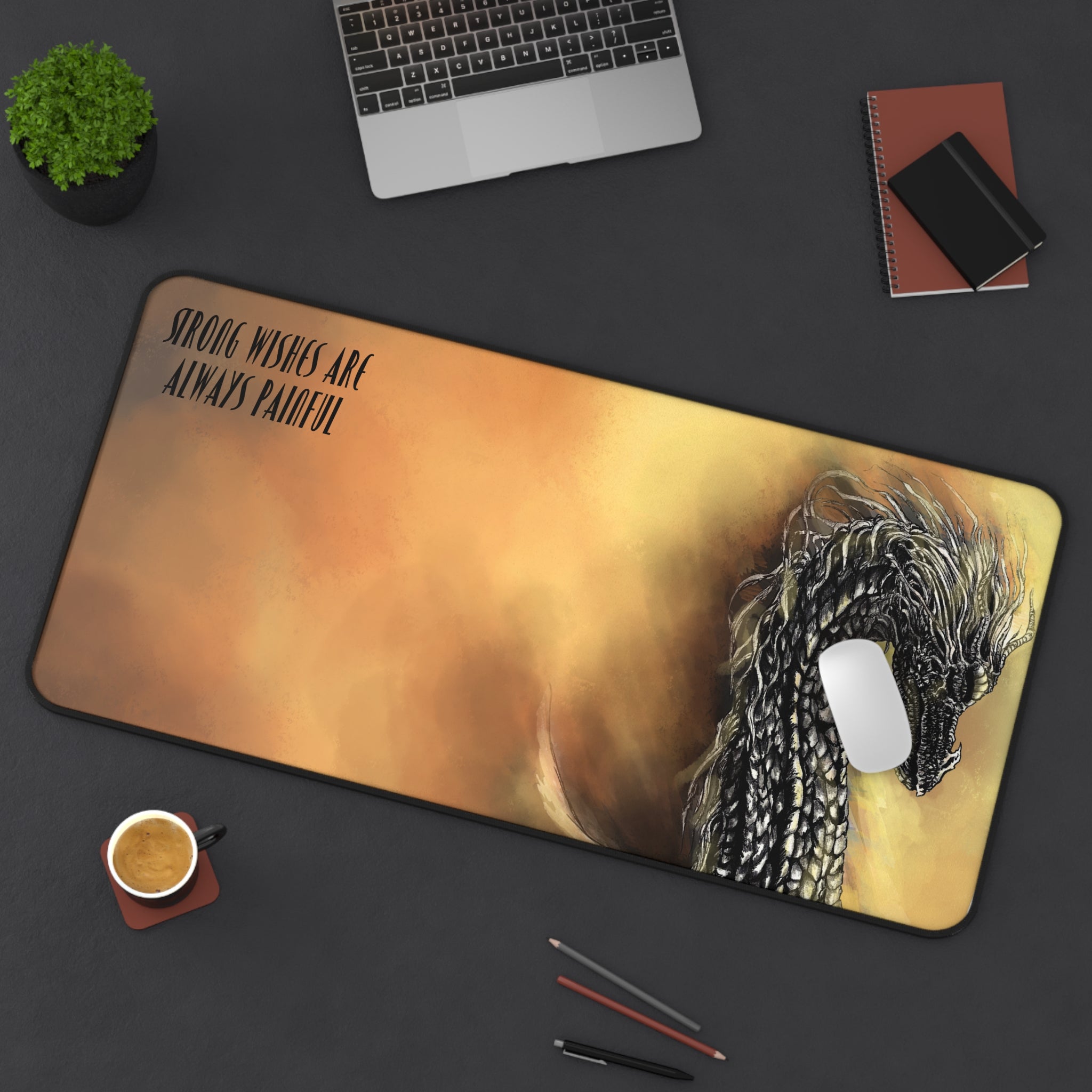 Strong Wishes, Fantasy Creatures Series Desk Pad