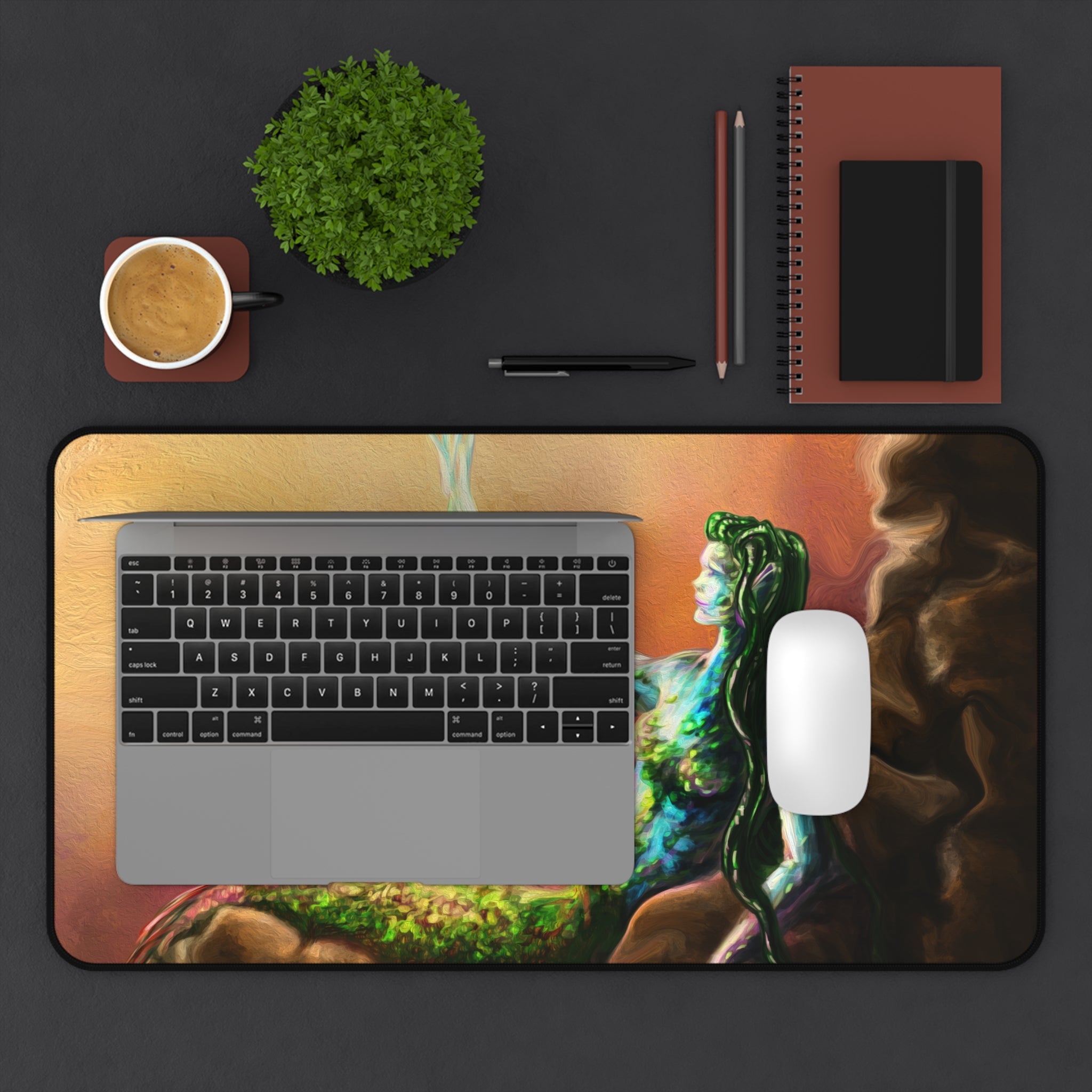 Reaching for The Sun, Fantasy Creatures Series Desk Pad