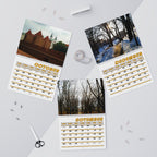 Warsaw Blue, Cities Series, Colored Grid, Wall Calendar (2027)