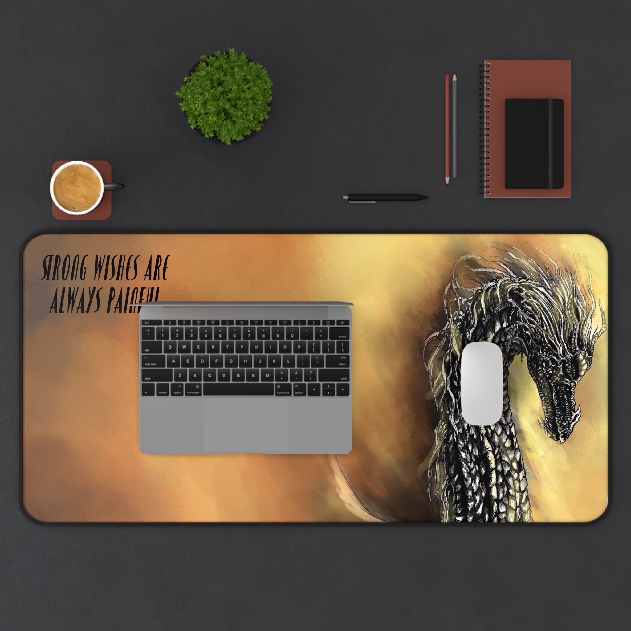 Strong Wishes, Fantasy Creatures Series Desk Pad