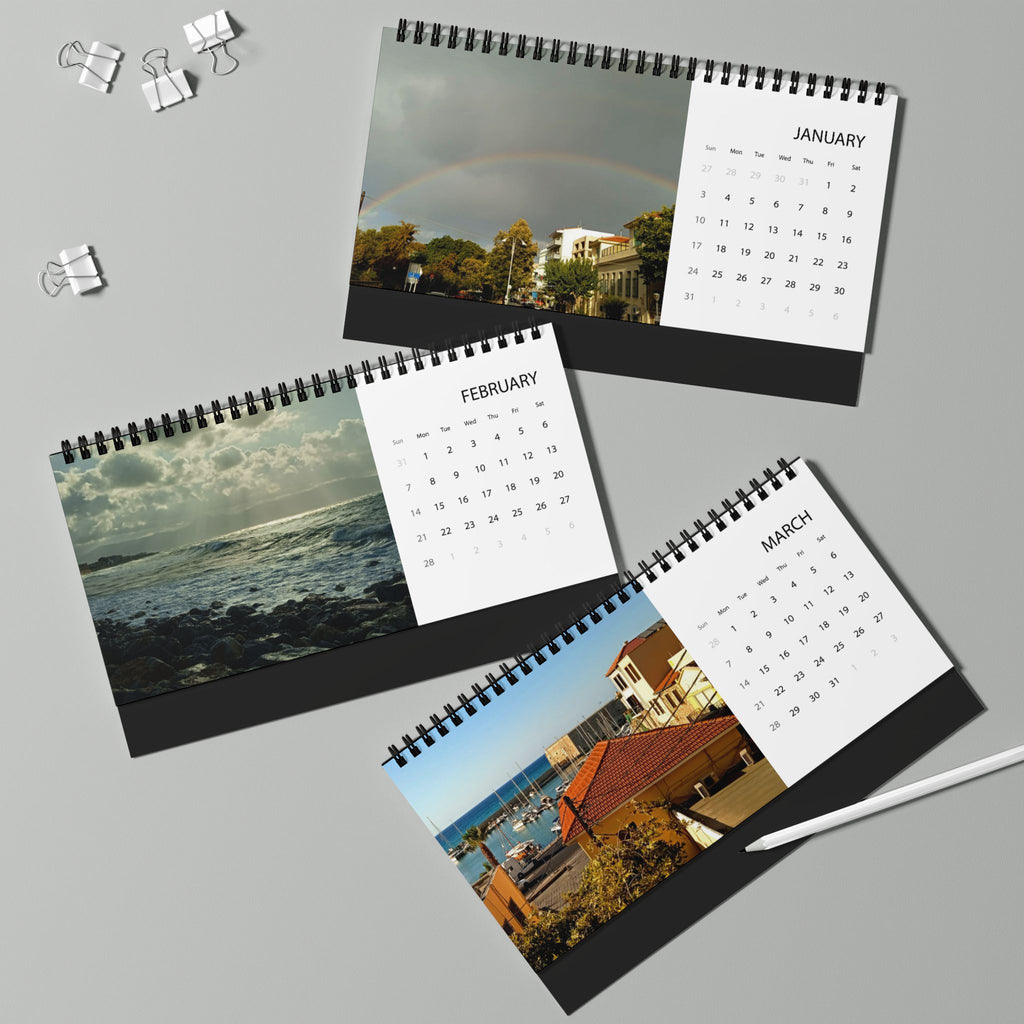 Heraklion City, Cities Series, Desk Calendar (2026)