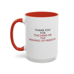 Freedom Red, Video Games Meaningful Impact Series Ceramic Mug (11, 15oz)