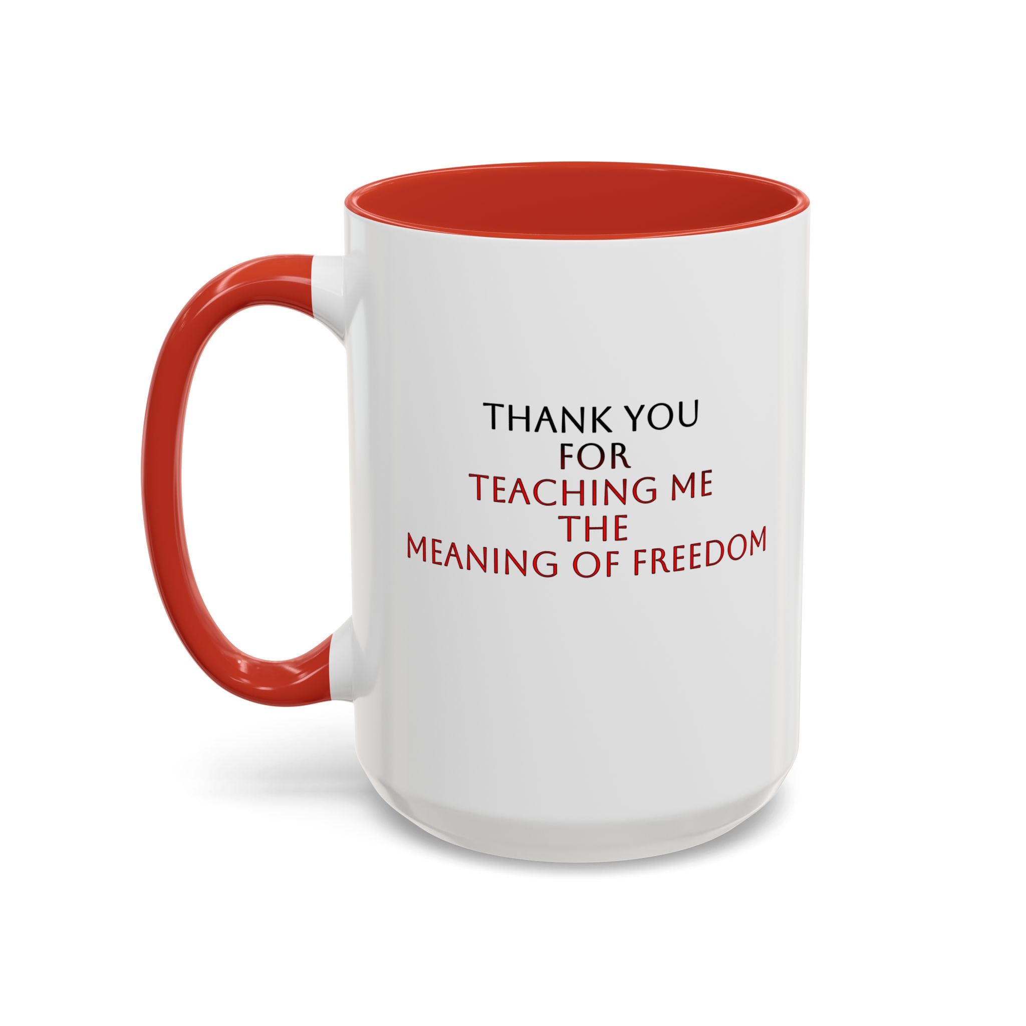 Freedom Red, Video Games Meaningful Impact Series Ceramic Mug (11, 15oz)