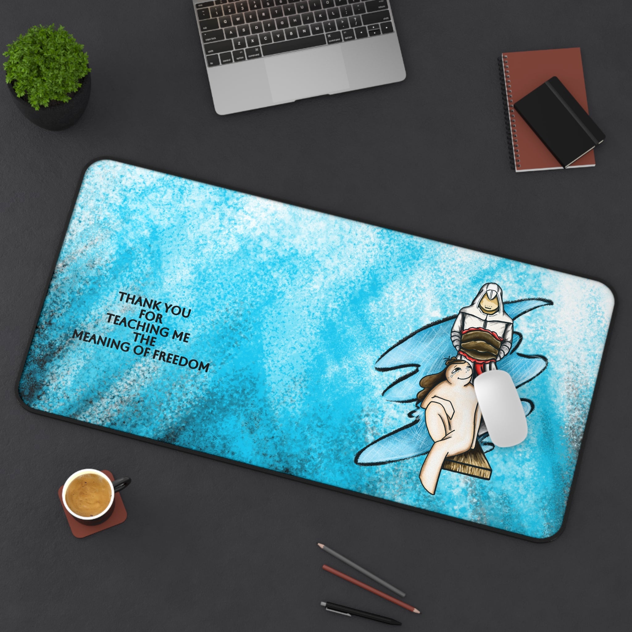 Freedom(Light Blue), Video Games Meaningful Impact Series Desk Pad