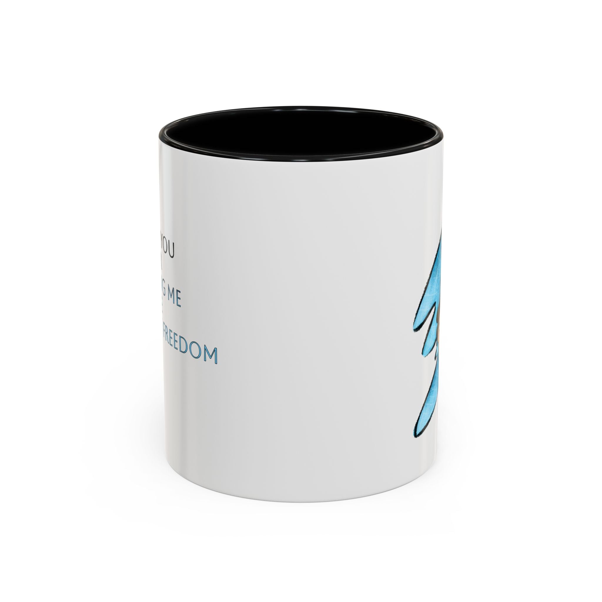 Freedom Light Blue, Video Games Meaningful Impact Series Ceramic Mug (11, 15oz)