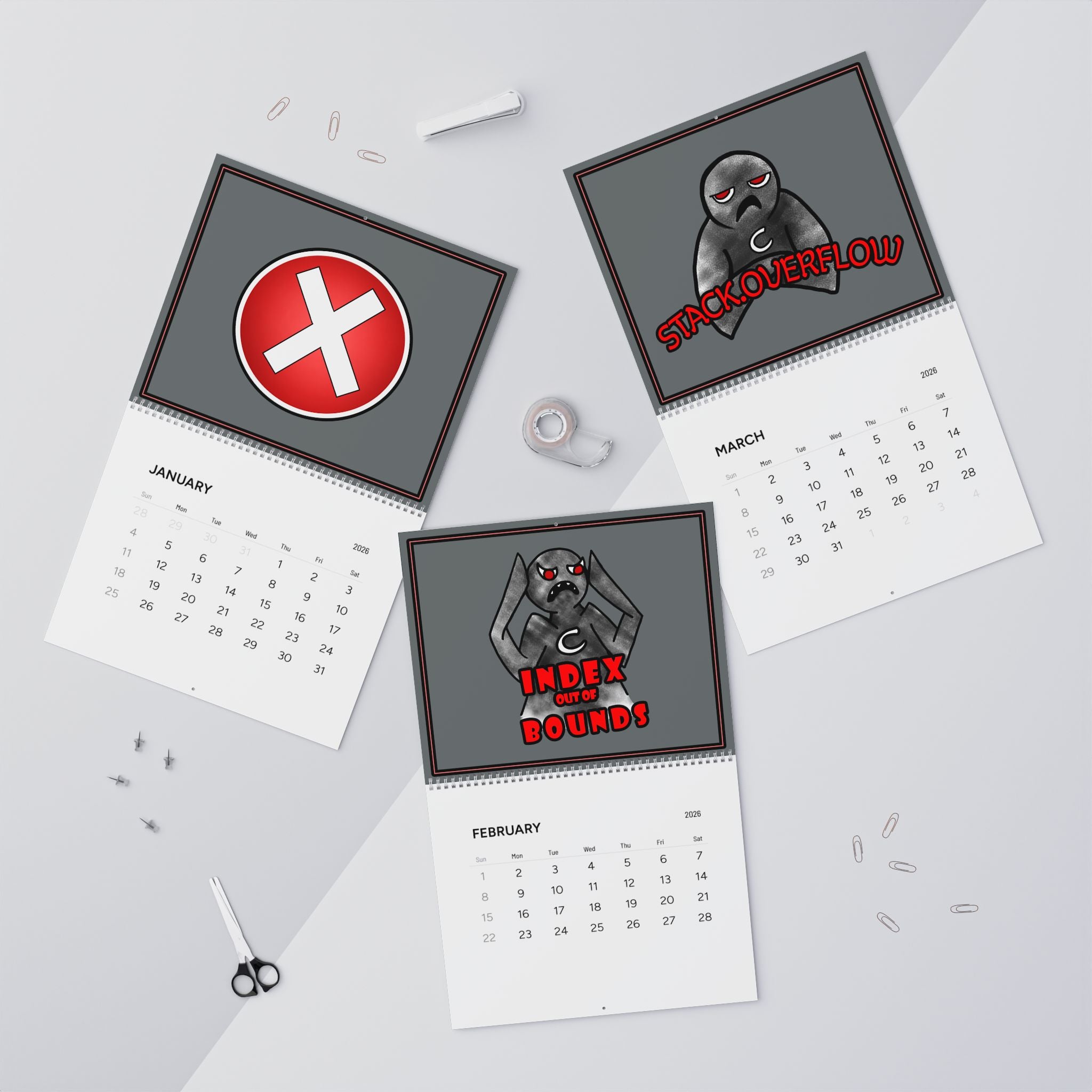 Compiler Stories Series, Wall Calendars (2026)