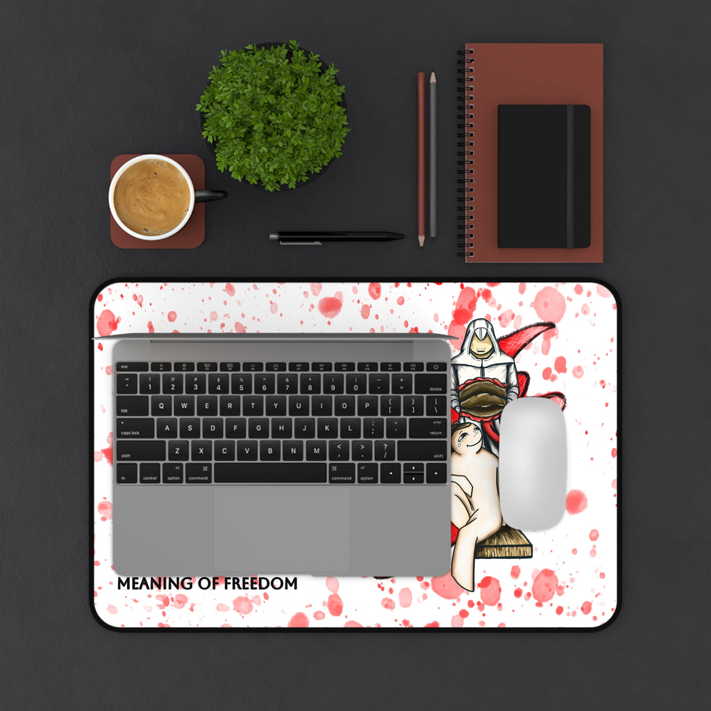 Freedom(Red) , Video Games Meaningful Impact Series Desk Pad