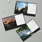 Warsaw Night, Cities Series, Desktop Calendar (2026)