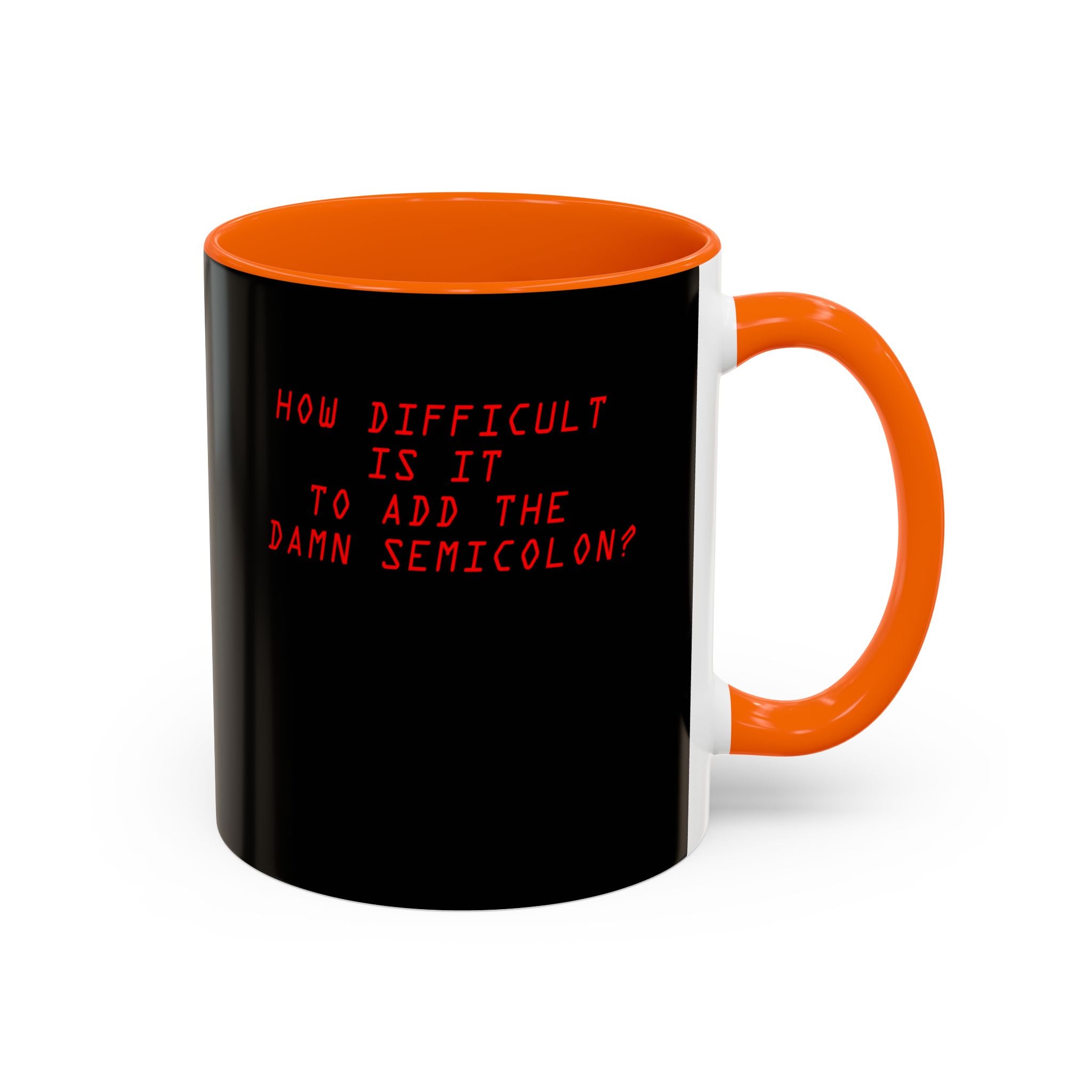 Semicolon Error, Compiler Stories Series Ceramic Mug 11oz