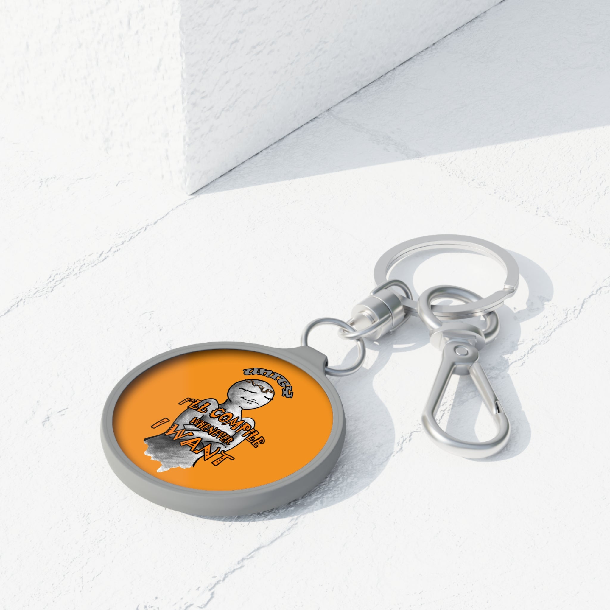 Compiling Issues, Orange Game Engines Stories Series Keyring Tag