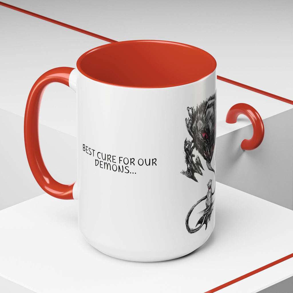 Demon Cure, Dark Fantasy Series Ceramic Mug (11, 15oz)
