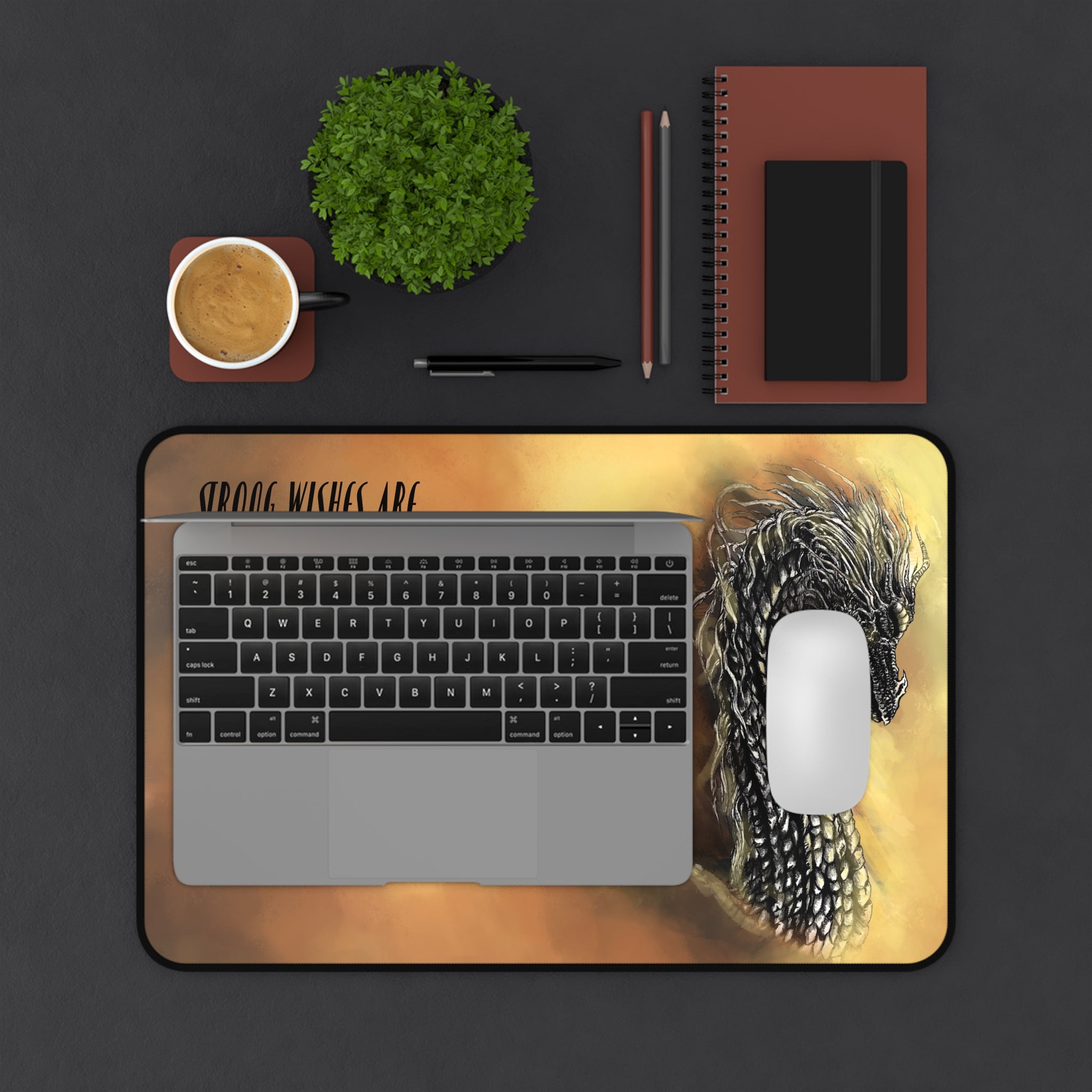 Strong Wishes, Fantasy Creatures Series Desk Pad