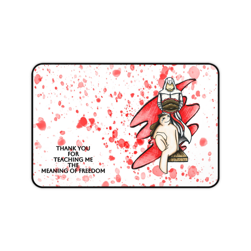 Freedom(Red) , Video Games Meaningful Impact Series Desk Pad