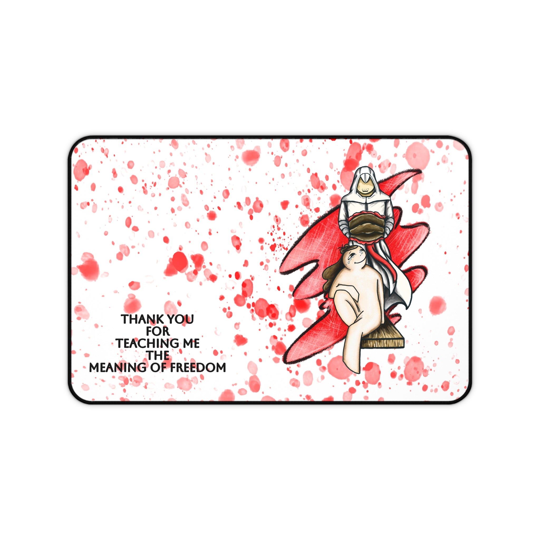 Freedom(Red) , Video Games Meaningful Impact Series Desk Pad