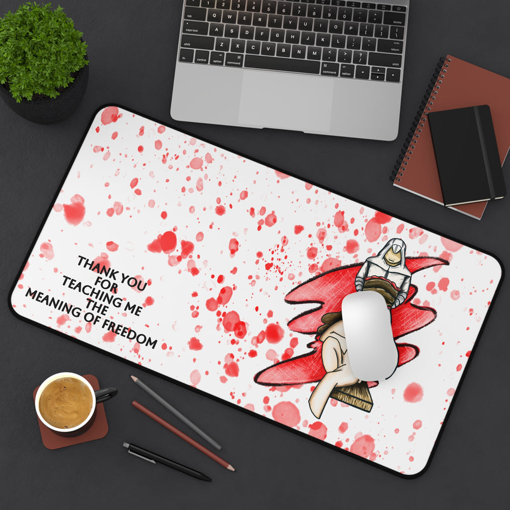 Freedom(Red) , Video Games Meaningful Impact Series Desk Pad