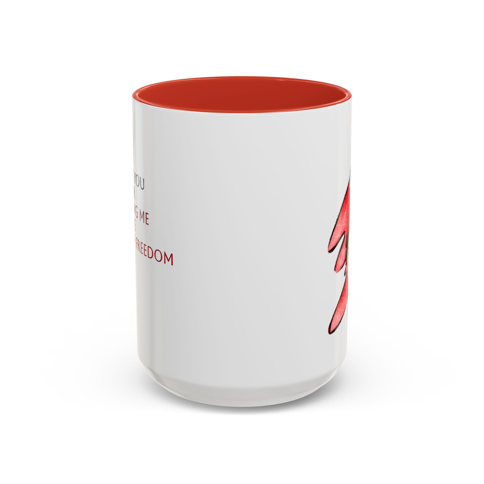 Freedom Red, Video Games Meaningful Impact Series Ceramic Mug (11, 15oz)