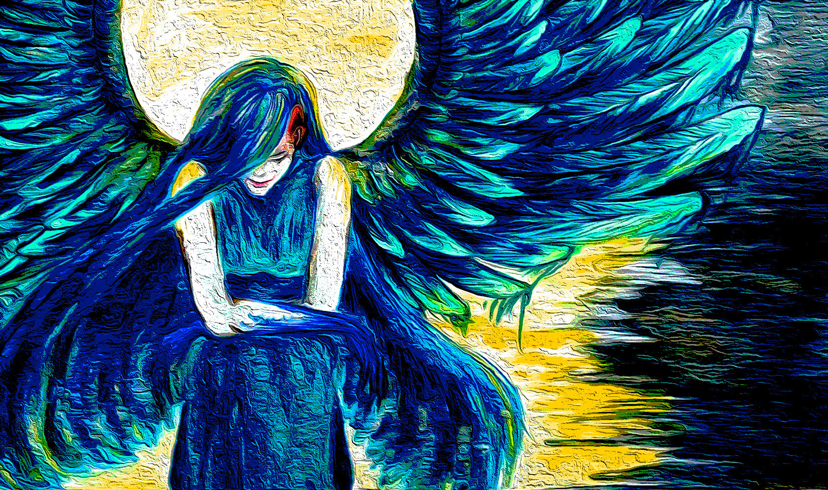 Sea Angel, Fantasy Creatures Series Desk Pad