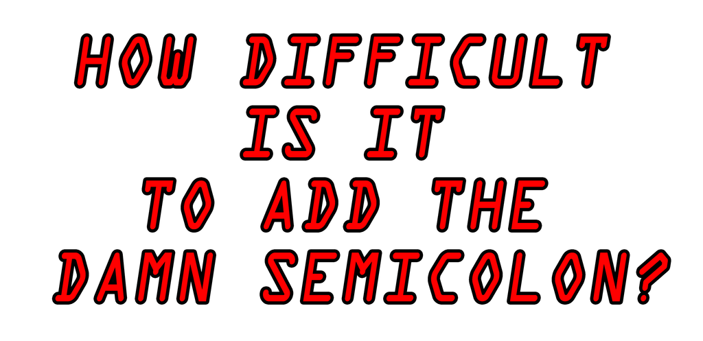 Semicolon Error, Compiler Stories Series Desk Pad