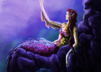 Reaching for The Sun, Fantasy Creatures Series Desk Pad